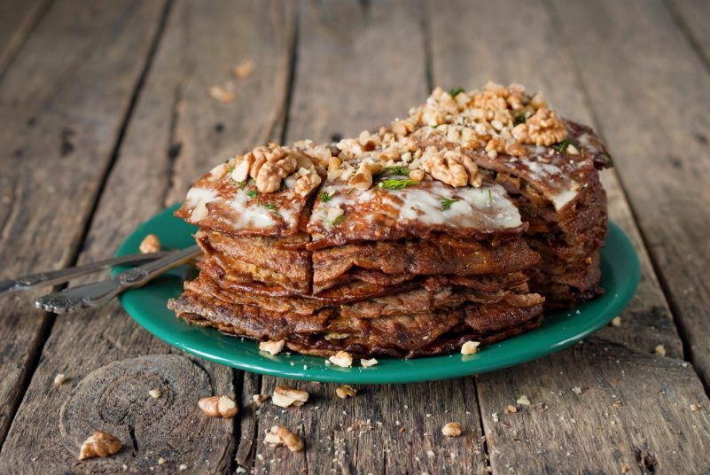 Печеночный торт из куриной печени